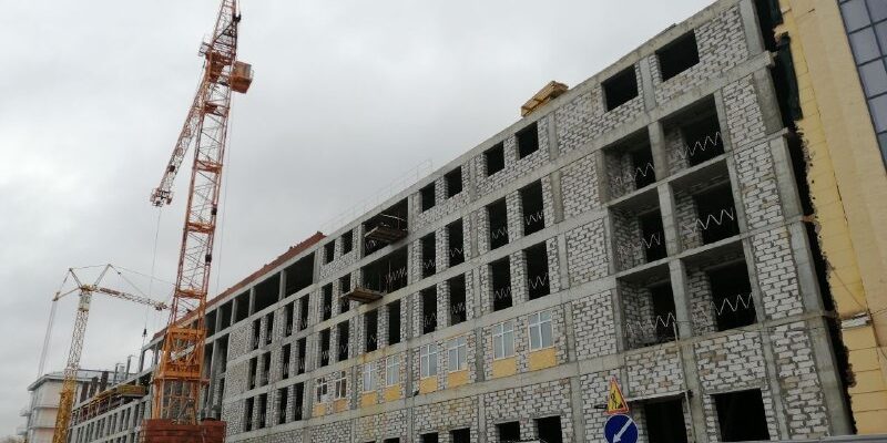 В Перми новая гостиница готова на 25%