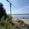 На набережной Городца продолжается строительство гостиничного комплекса